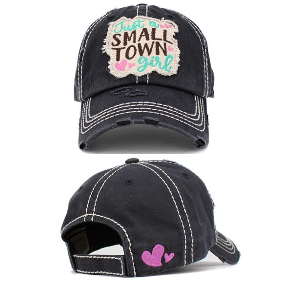 Just a SMALL TOWN girl Vintage Baseball Cap - Picture 2 of 2